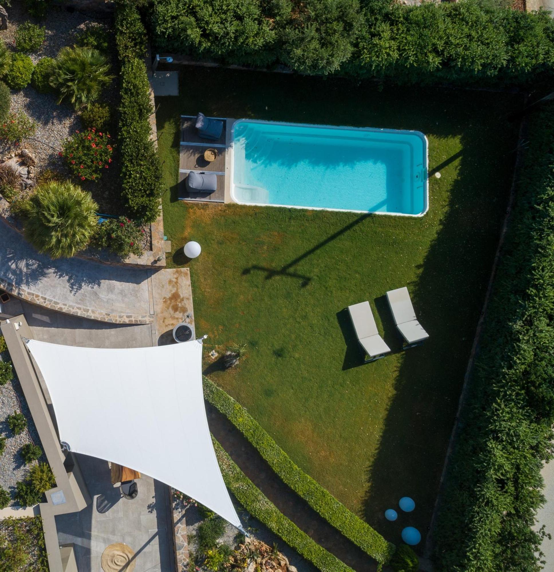 Lithari Luxury Villa With Private Pool, Your Perfect Retreat, Crete Ágios Nikólaos Exterior foto